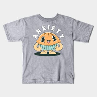 ANXIETY PIE | Funny Mental Health, Depression, Anxiety Kids T-Shirt